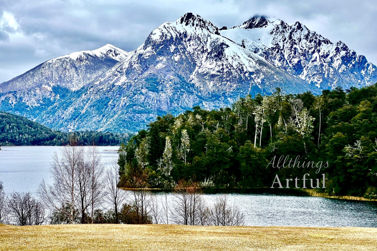 Majestic Peaks and Pines | San Carlos de Bariloche Argentina Patagonia Mountains | Printable Wall Art