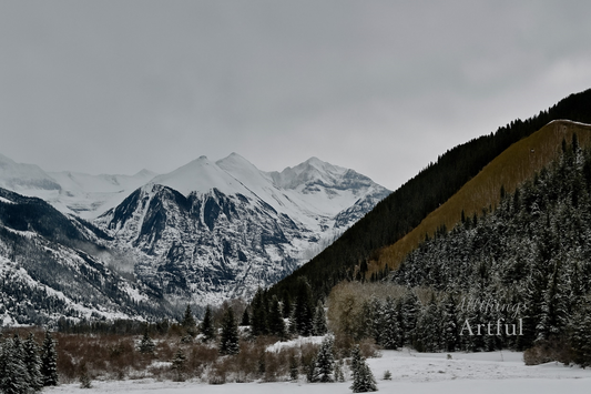 The Frozen Muse | Telluride Colorado San Juan Mountains Winter | Printable Wall Art