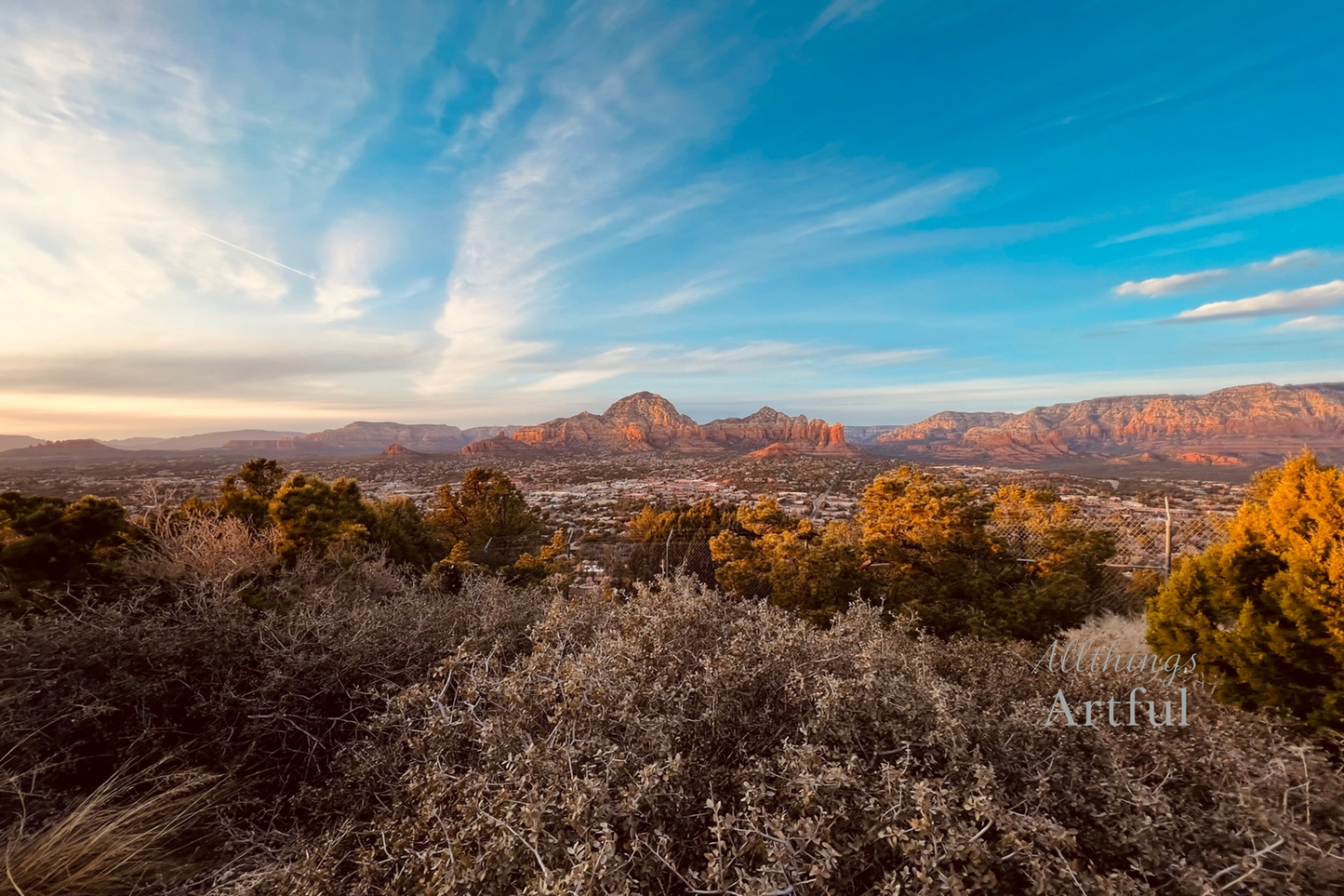 Sedona Glow | Arizona Red Rock Desert Landscape | Printable Wall Art