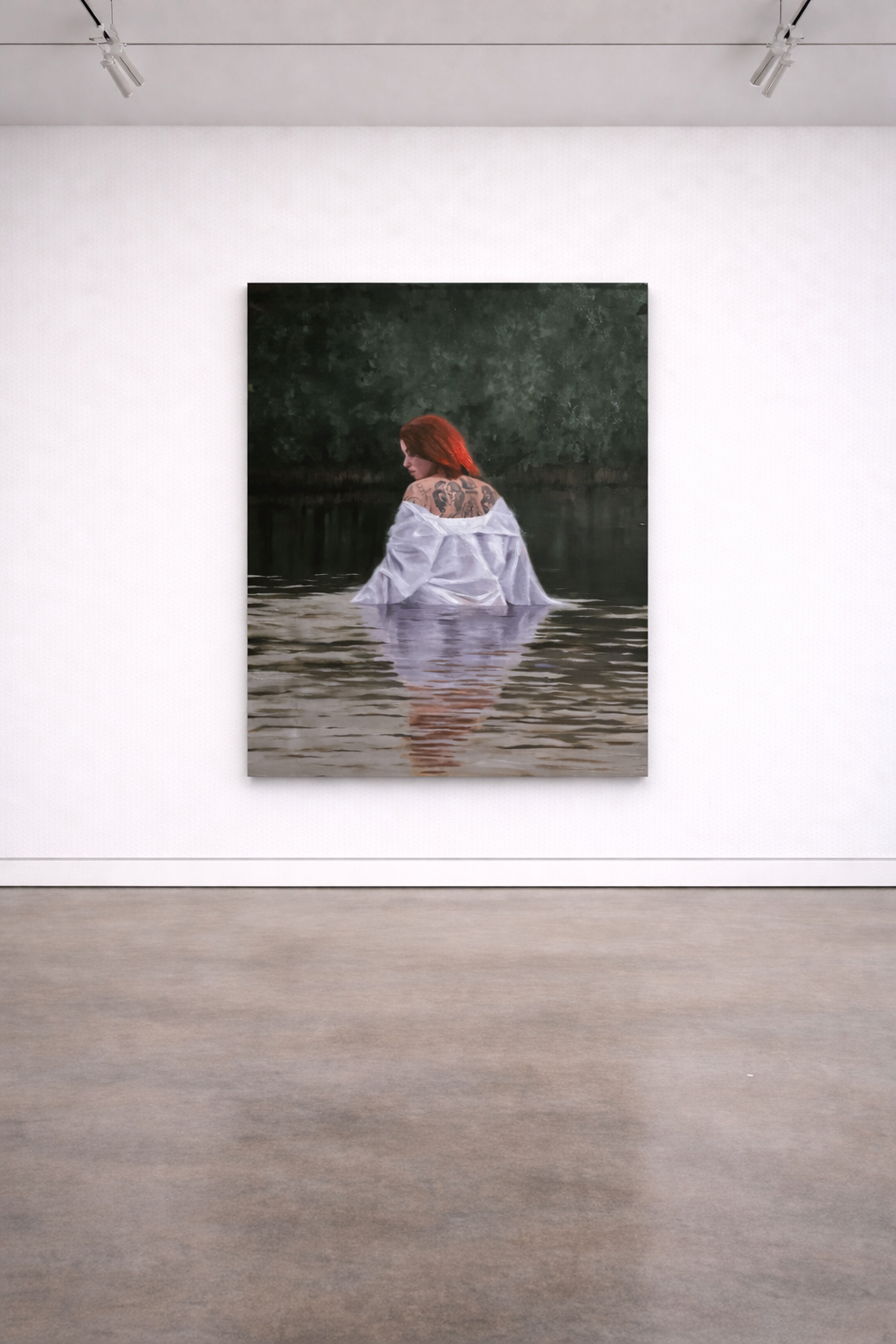 The Secret Pond | 42" x 34" Original oil on canvas