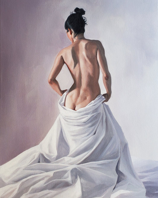 Variations in Grey | 24" × 18" Original oil on canvas